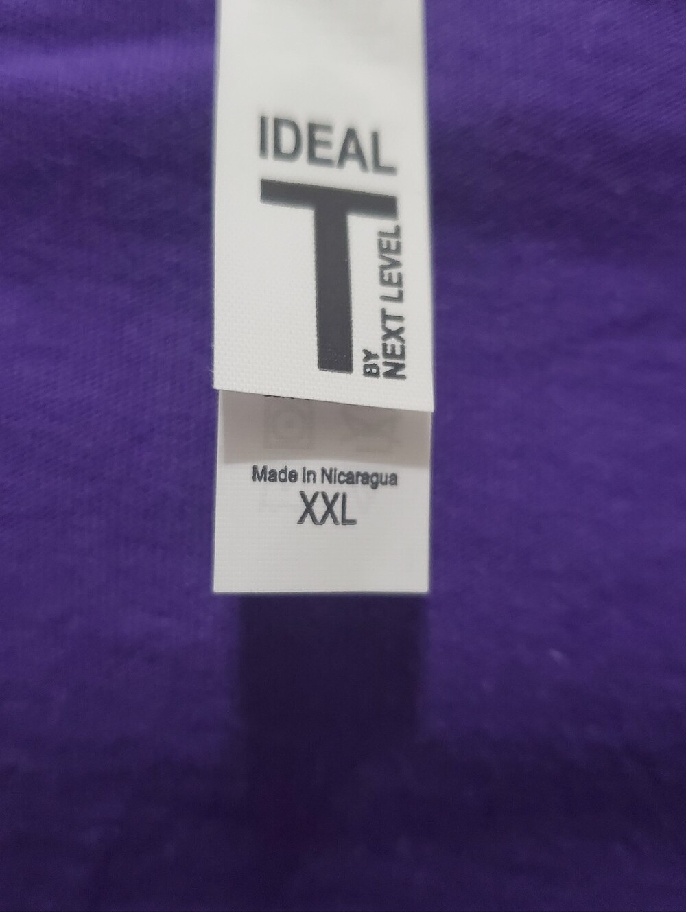 Classic V-Neck Purple T-Shirt - Picture 5 of 5